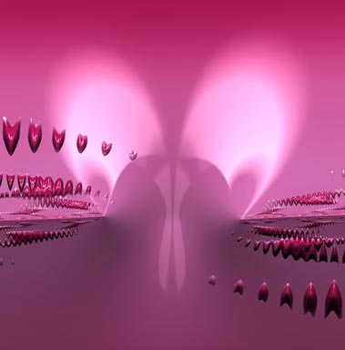 Två rosa fåglar